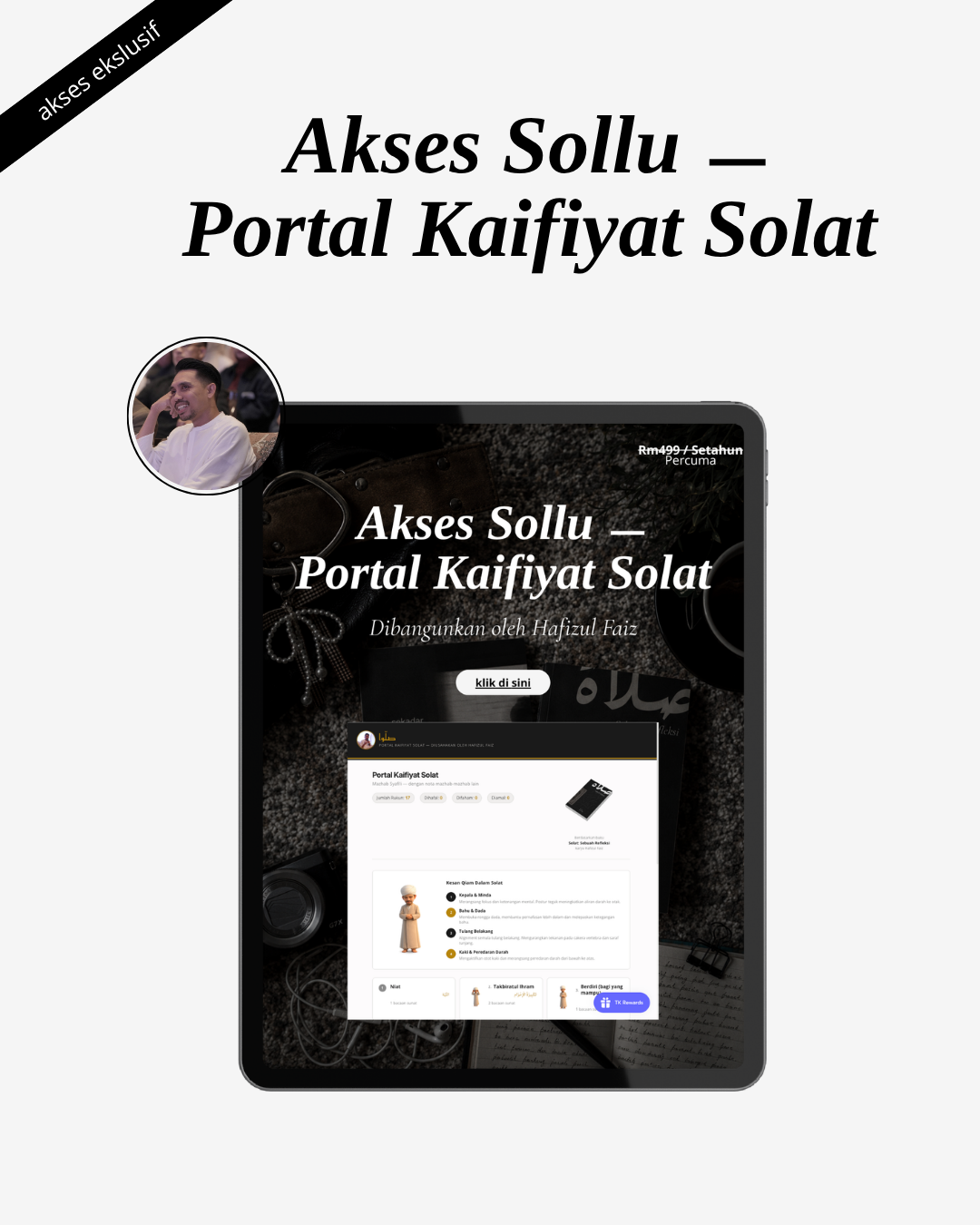 Sollu — Portal Kaifiyat Solat dibangunkan oleh Hafizul Faiz