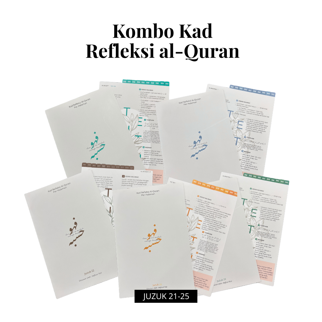 Kad Refleksi al-Quran Juzuk 26-30 (Kombo)