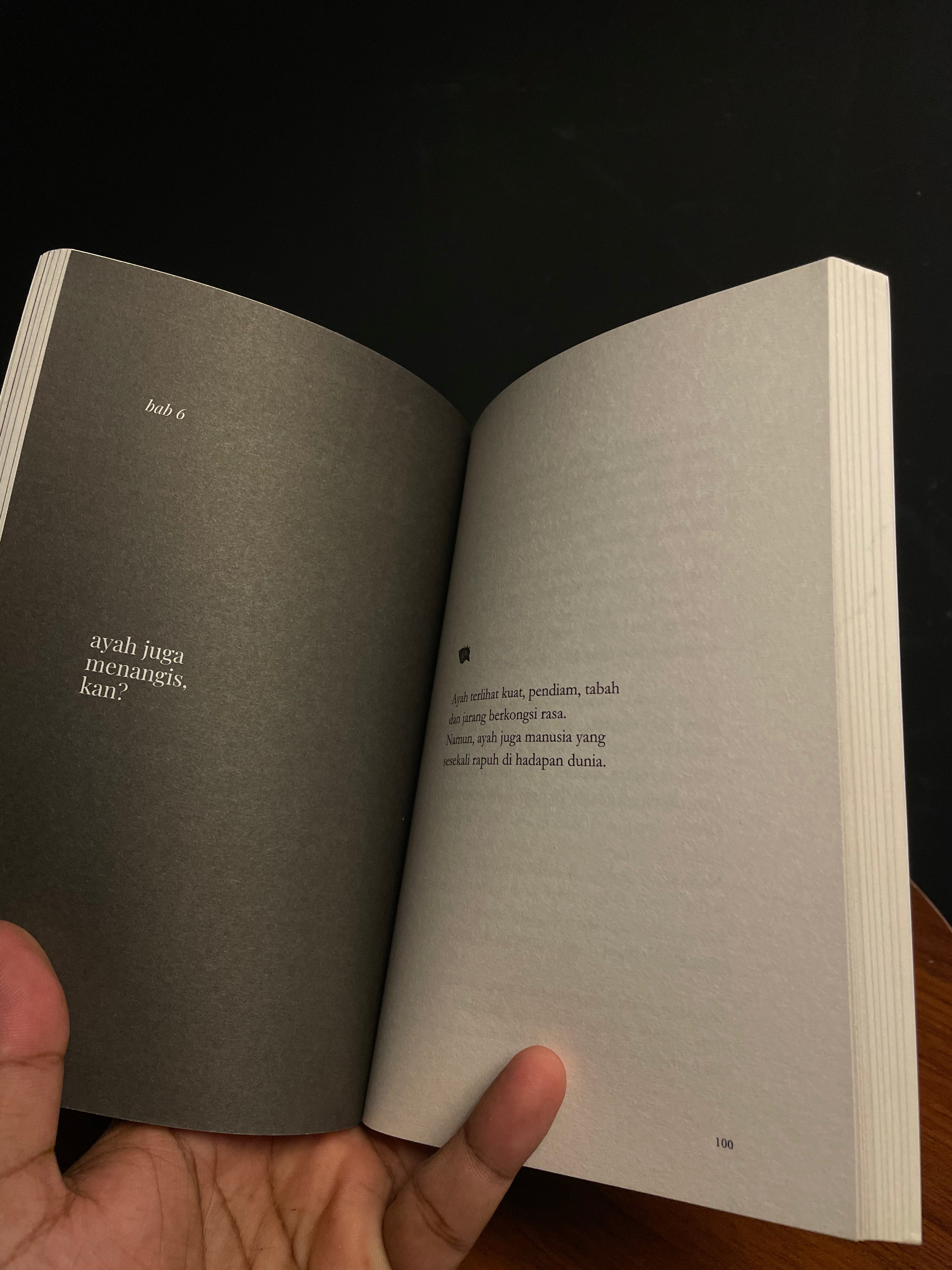 Ayah, bolehkah Sekali ini Kita Menangis?