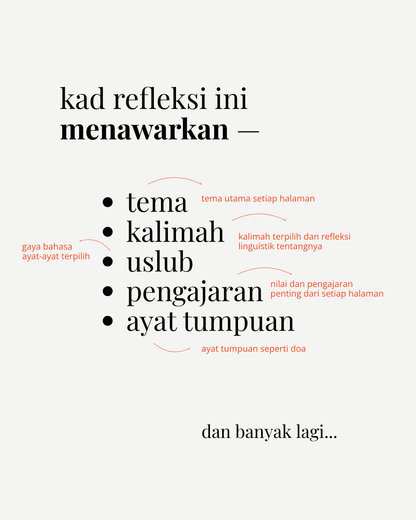 Kad Refleksi al-Quran Per Halaman Juzuk 27