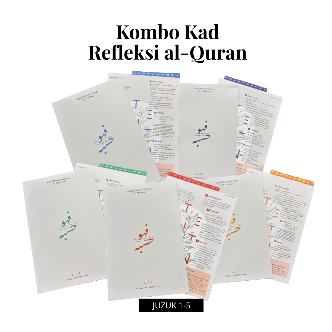 Kad Refleksi al-Quran Juzuk 1-5 (Kombo)